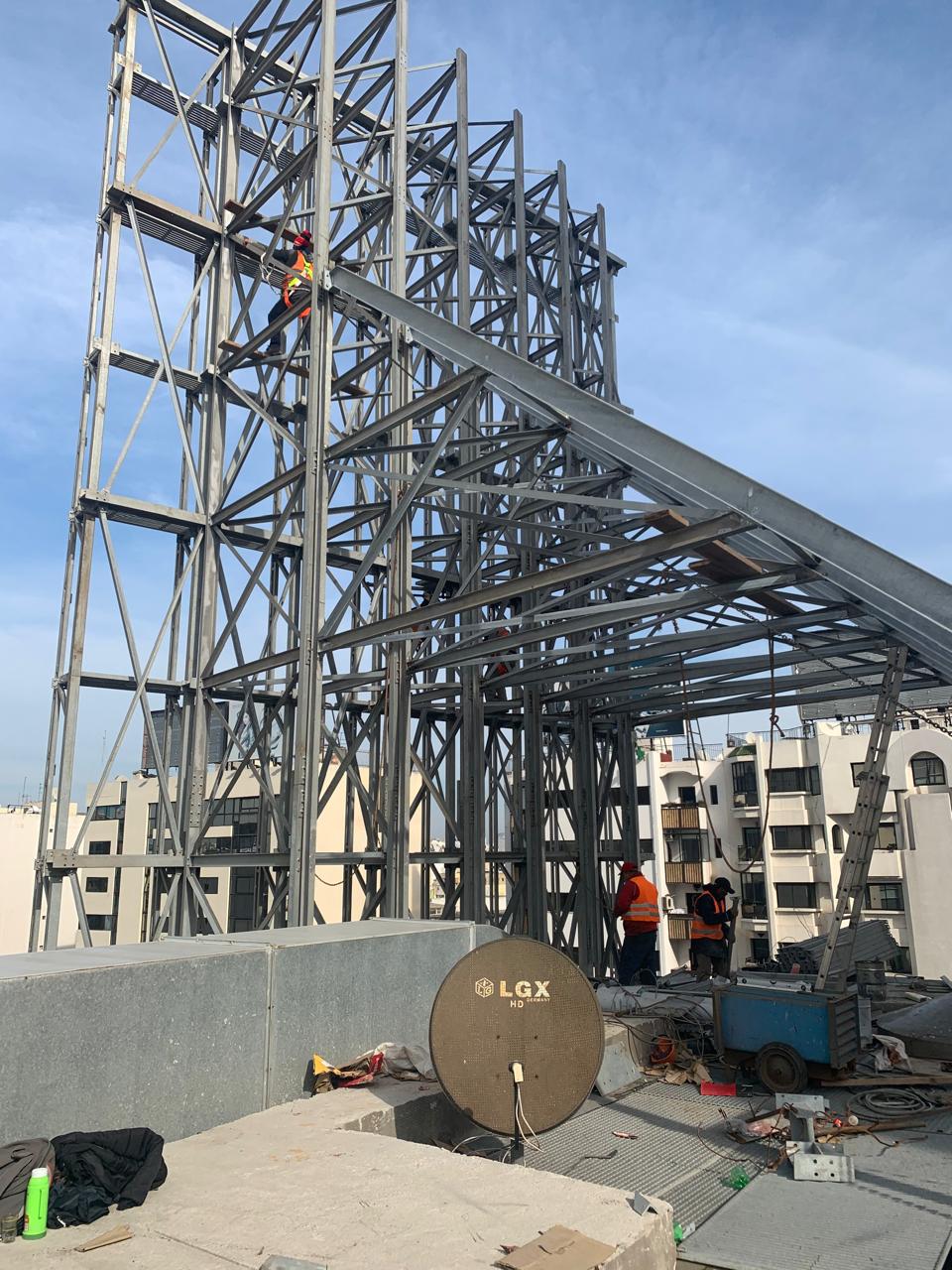 Projet Structure portique FC Production